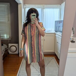 Madewell Linen Shirt Dress